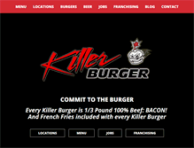 Tablet Screenshot of killerburger.com